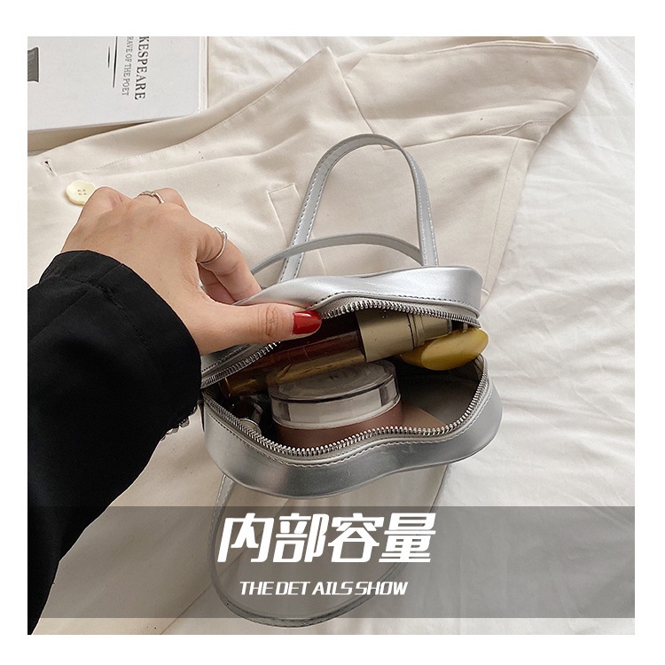 Túi Đeo JASMIN NOIR Chéo Vai Bằng Da PU In Chữ Thời Trang Dành Cho Nữ