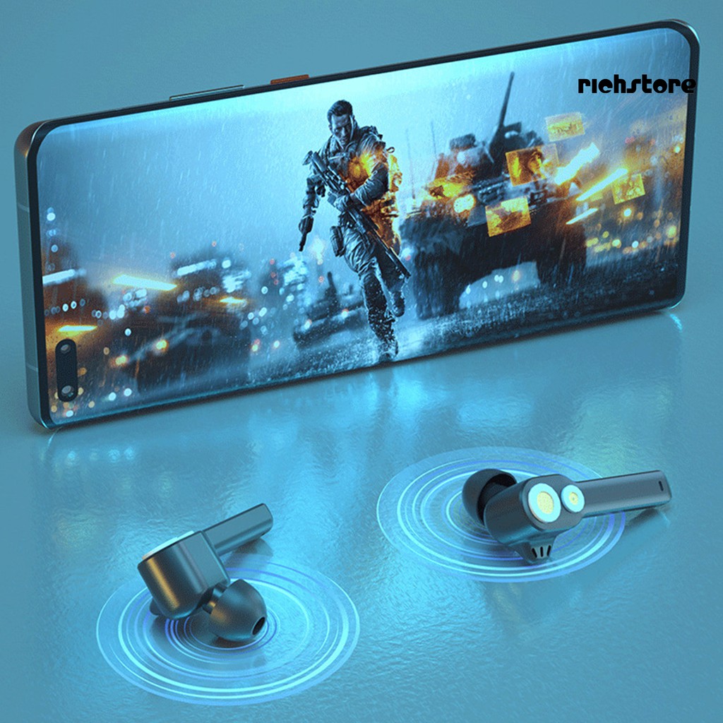 Tai Nghe Bluetooth 5.0 Siêu Bass Chống Ồn Có Thể Sạc Được