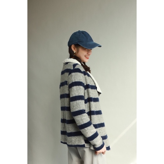 Áo khoác len cổ lông Spring Field | BigBuy360 - bigbuy360.vn