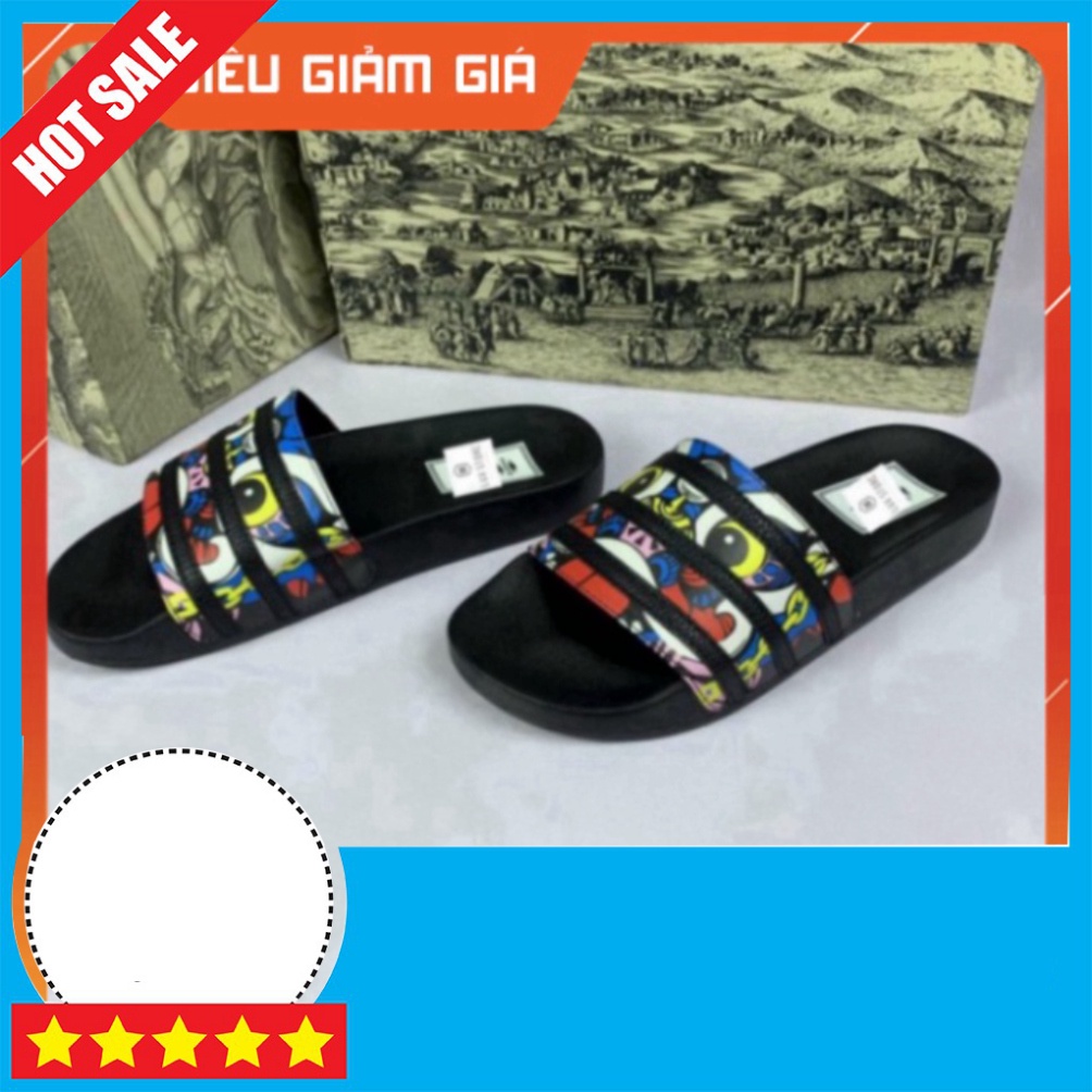 Dép 𝐀𝐃𝐈𝐃𝐀𝐒 Kì Lân Đế Chữ - Đép Quai Ngang Nam Nữ Thời Trang Hottrend 2022 TrungPii Siêu rẻ shopee