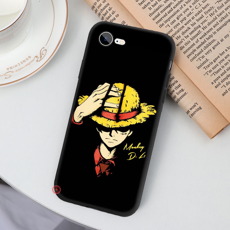 Ốp Điện Thoại In Hình One Piece Luffy Cho iPhone SE XR 5 5S 6 6S 7 8 11 Pro Max Plus 76FV