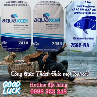Combo mồi câu cá xay 1kg 7414, 2kg 7454, 2kg 7562, 0.5kg cám cốt vàng cám câu cá cargill mồi câu cá tra