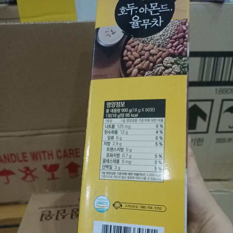 Bột ngũ cốc Hàn Quốc DAMTUH hộp 50 gói 900g