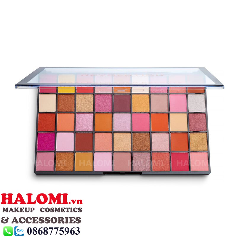 Bảng Phấn Mắt Revolution Maxi 45 ô màu chuẩn makeup chính hãng HALOMI