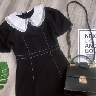 Váy cổ ren tiểu thư