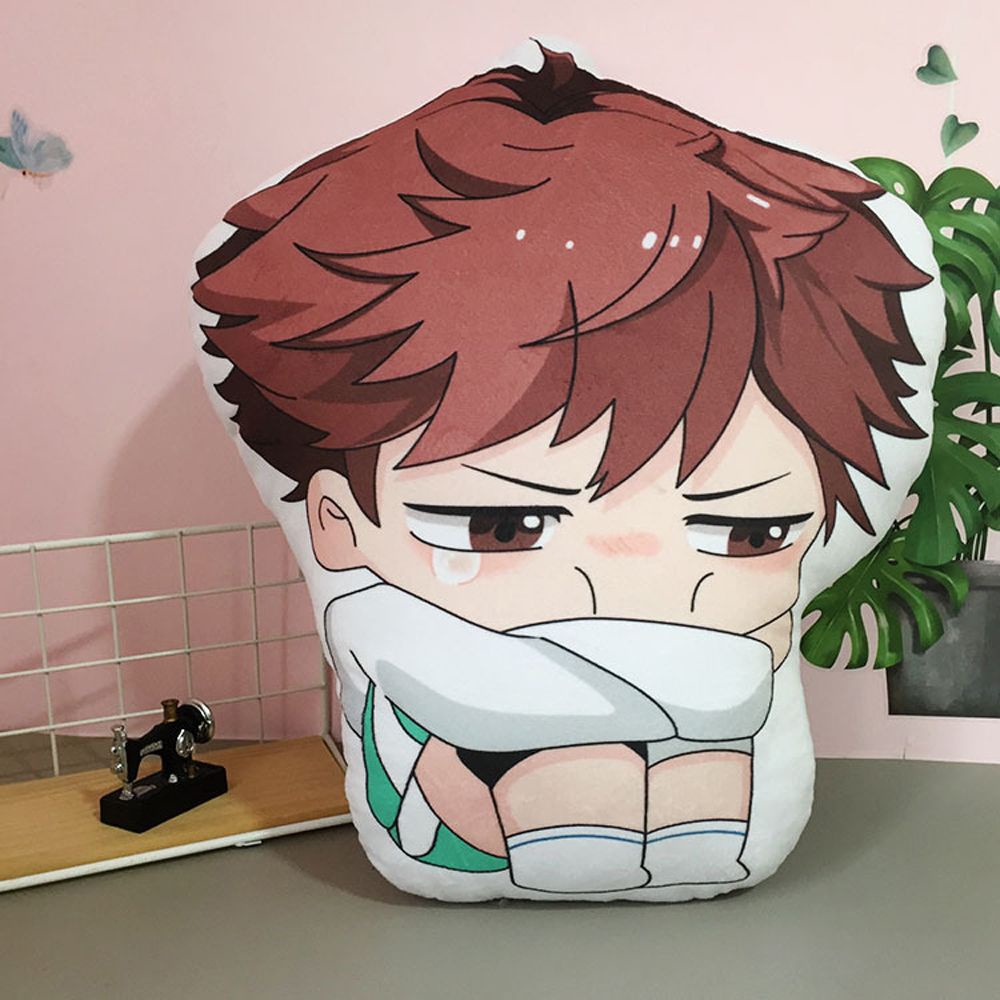 Gối nhồi bông làm móc khóa hoạt hình Haikyuu mini dễ thương