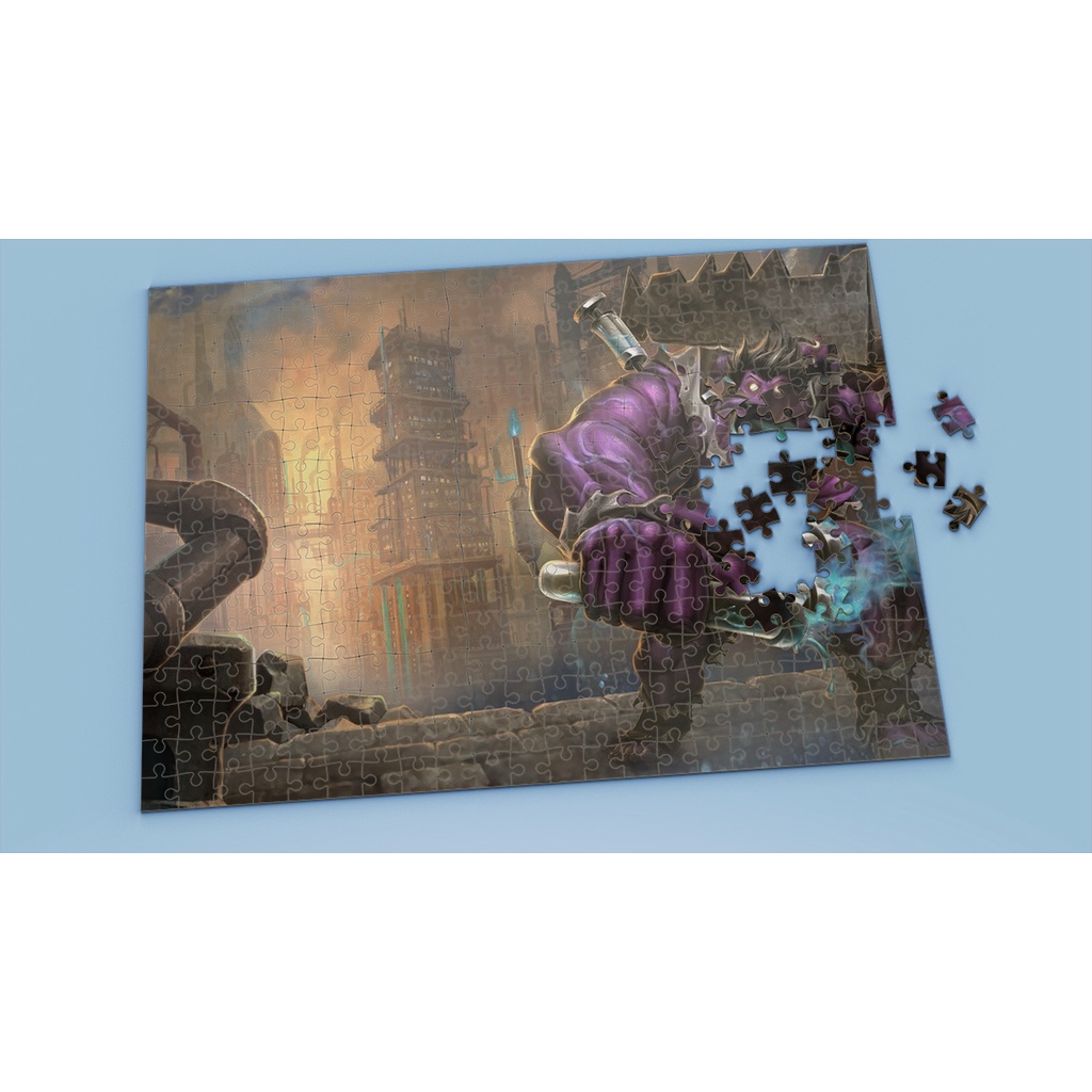 Tranh ghép hình A4, A5 League of Legends, xếp hình MUNDO - Mẫu 1