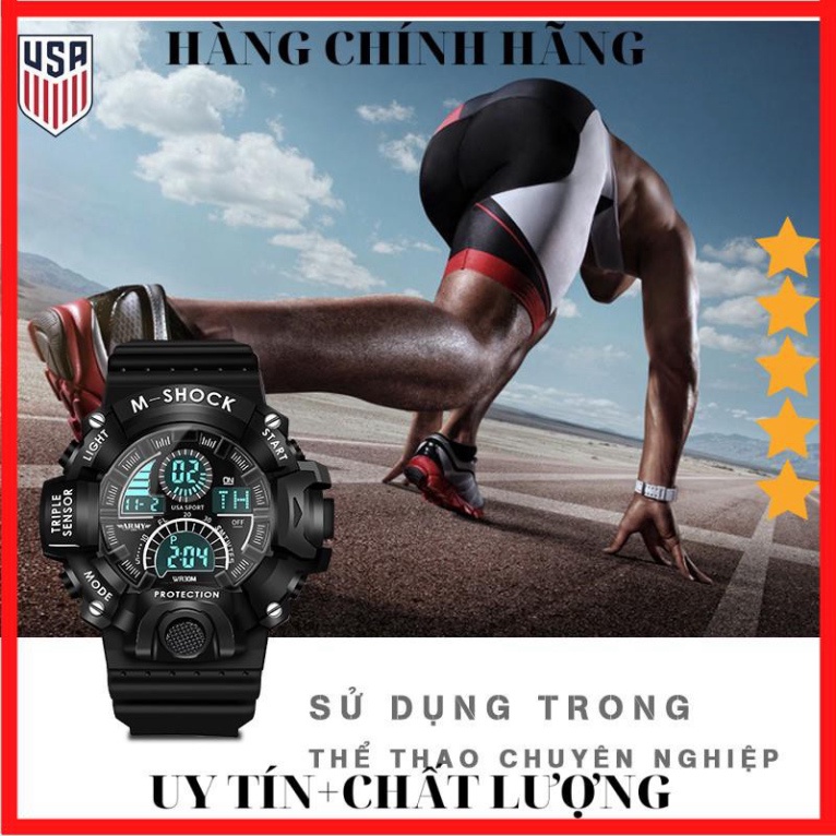 M09 [ HÀNG CAO CẤP ] Đồng hồ Nam ARMY USA thể thao chống thấm Siêu Bền - nhãn hàng Cao Cấp từ Mỹ 4 GU14