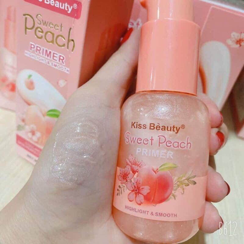 hộp Kem Lót Bắt Sáng Peach Đào KissBeauty SiêuThích