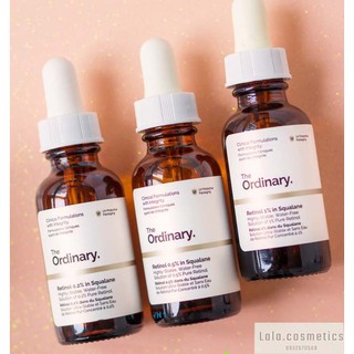 Tinh chất Retinol Squalane nồng độ 0.2% - 0.5% - 1% - TheOrdinary 30ml