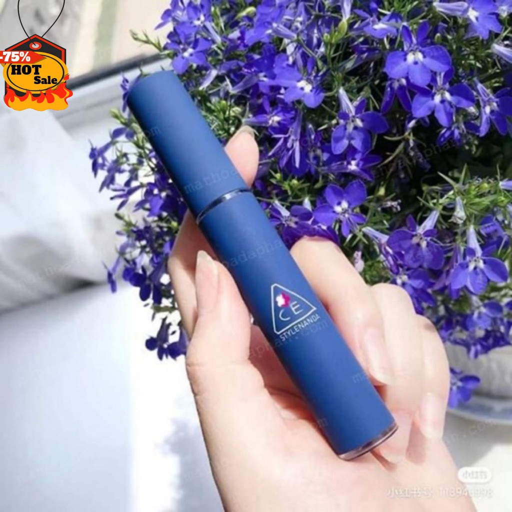 Son kem 3ce Classic Blue [FREE SHIP] son 3ce mẫu mới 2020 màu xanh