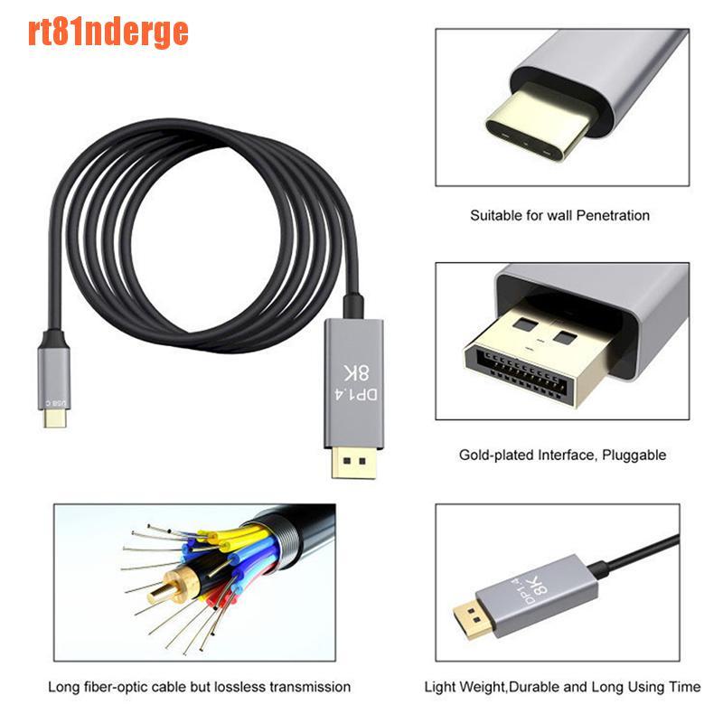 Cáp ChuyểN ĐổI USB-C PD 8K 60Hz Thunderbolt 3 Sang 1.4 8K Chuyên DụNg