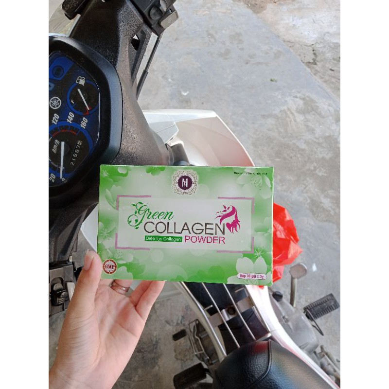 diệp lục collagen tái tạo làn da mới