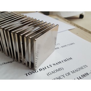 Nam châm đất hiếm 60x50x3mm