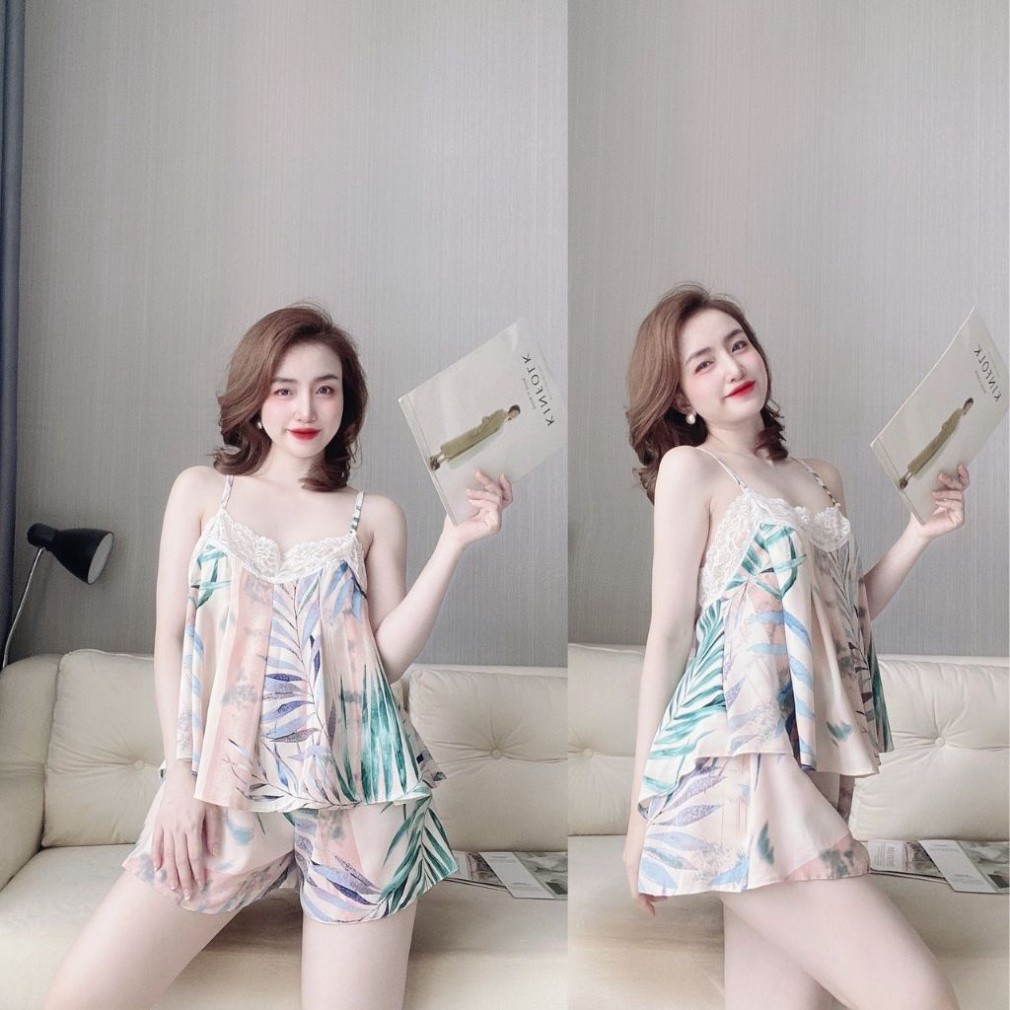 Đồ ngủ nữ❣️FREE SHIP❣️Đồ ngủ sexy lụa MANGO cao cấp mềm mại xinh xắn | BigBuy360 - bigbuy360.vn