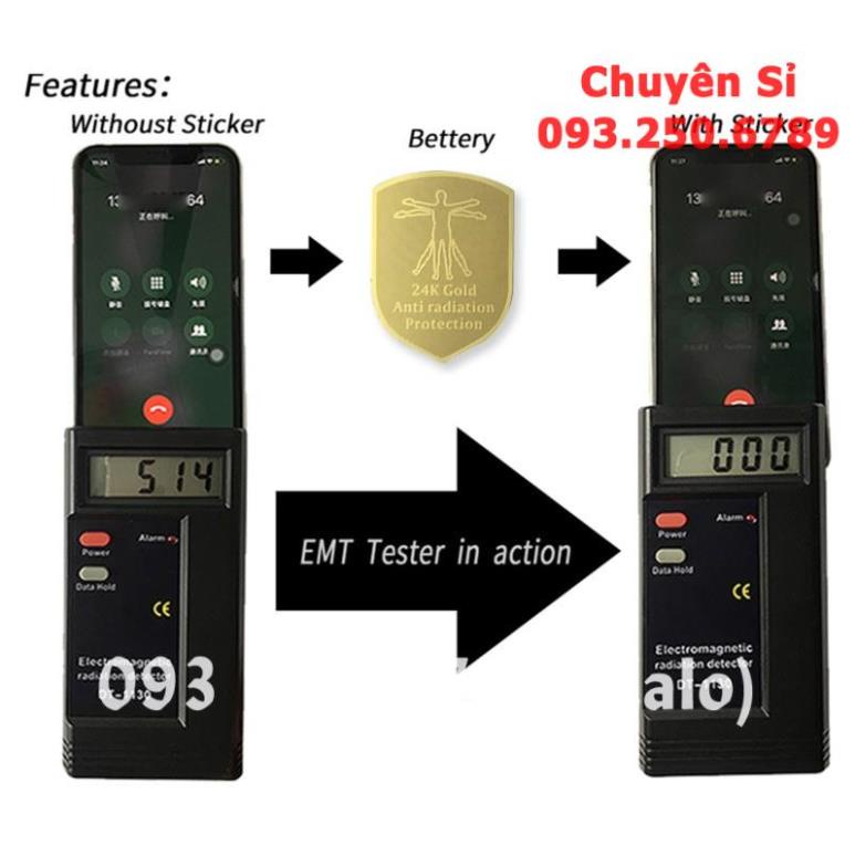 Bộ 10 Miếng Dán Chống Bức Xạ Cho Điện Thoại