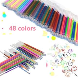 Set 48 bút mực gel kim tuyến màu khác nhau độc đáo tiện dụng 375