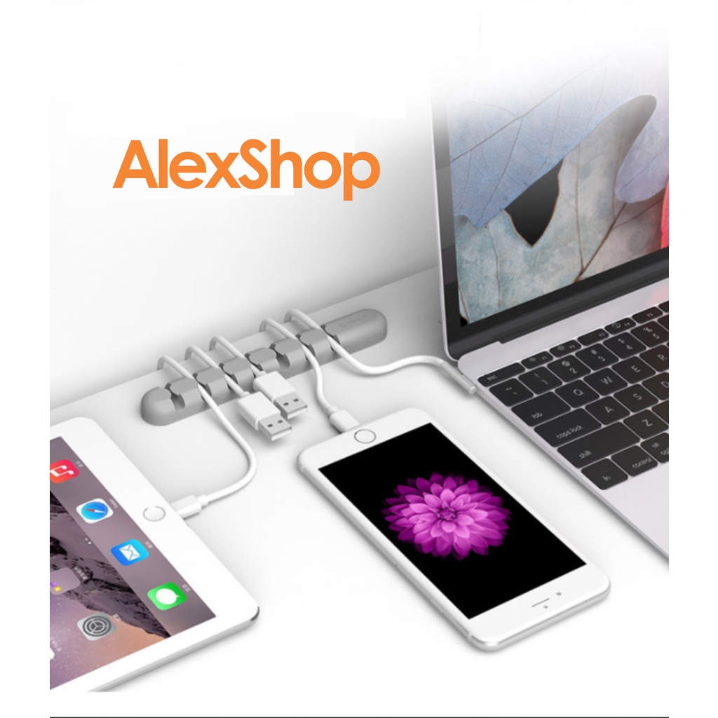 Đế Dán Cố Định Dây Cáp Chóng Rối Tai Nghe, Dây Sạc, Dây Cáp