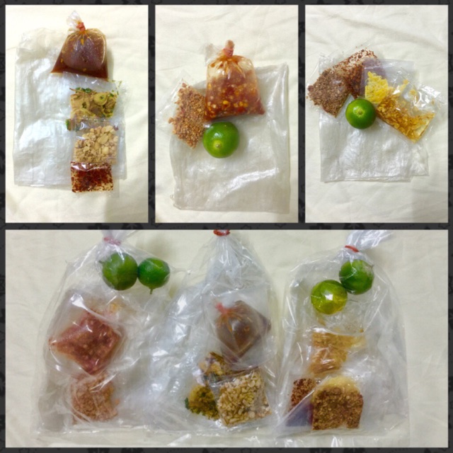Combo bánh tráng của Hằng