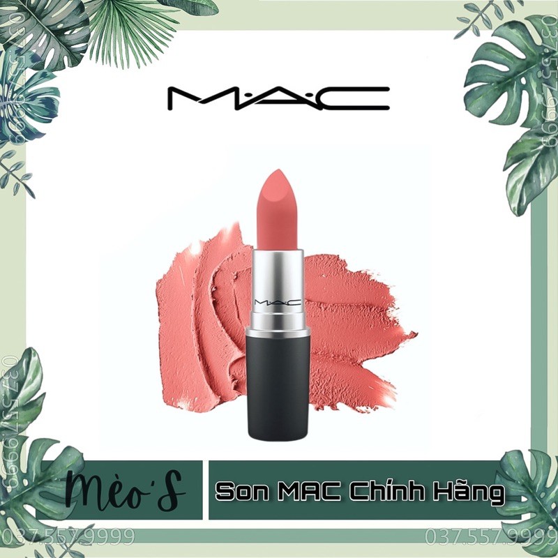 [𝗚𝗢𝗠 𝗦𝗔𝗟𝗘] Son MAC Chính Hãng, Son Mac Matte Powder Kiss Lipstick, Rettro Matte Đủ bill bao check