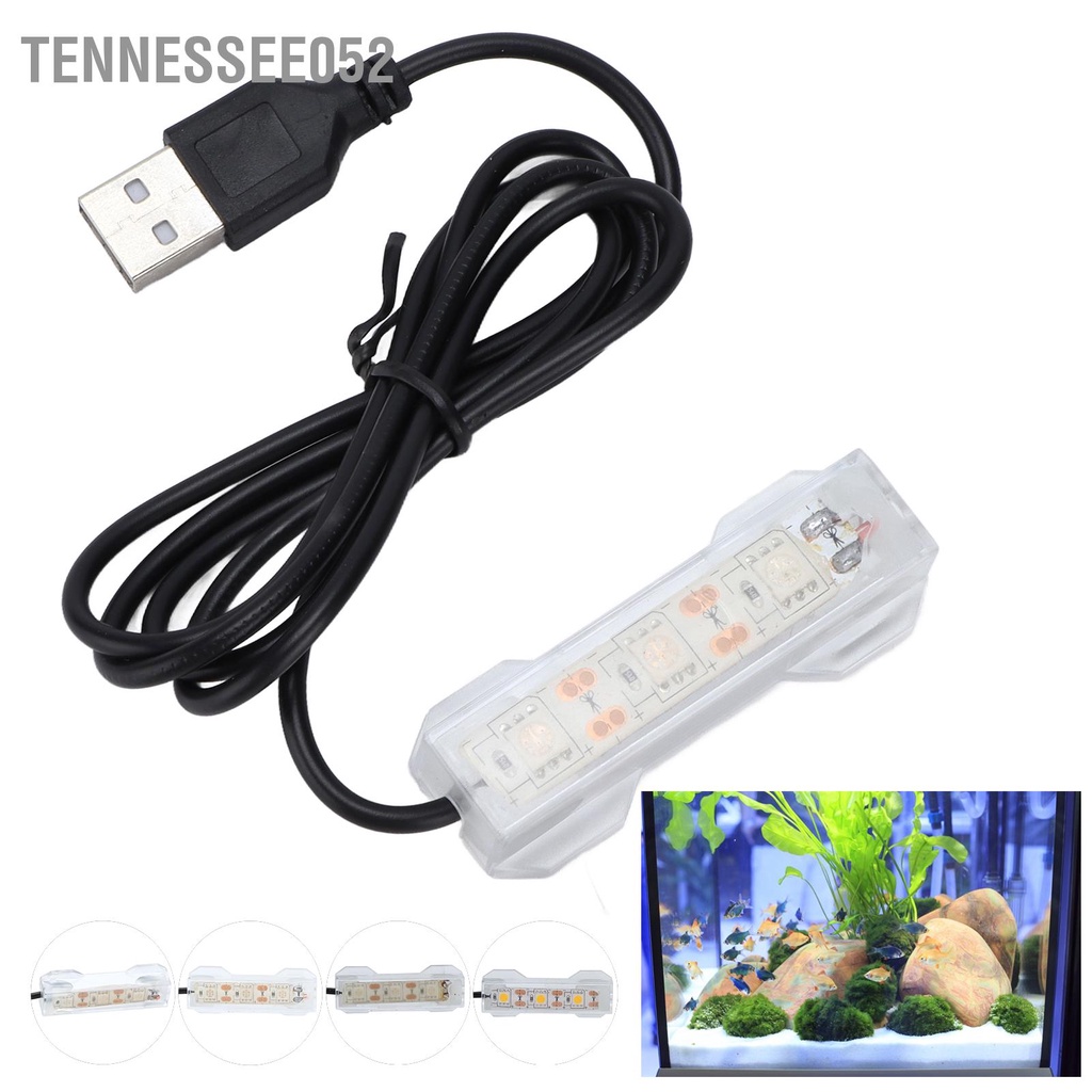 Đèn LED Sạc USB Bằng Nhựa Chuyên Dụng Cho Bể Cá Cảnh