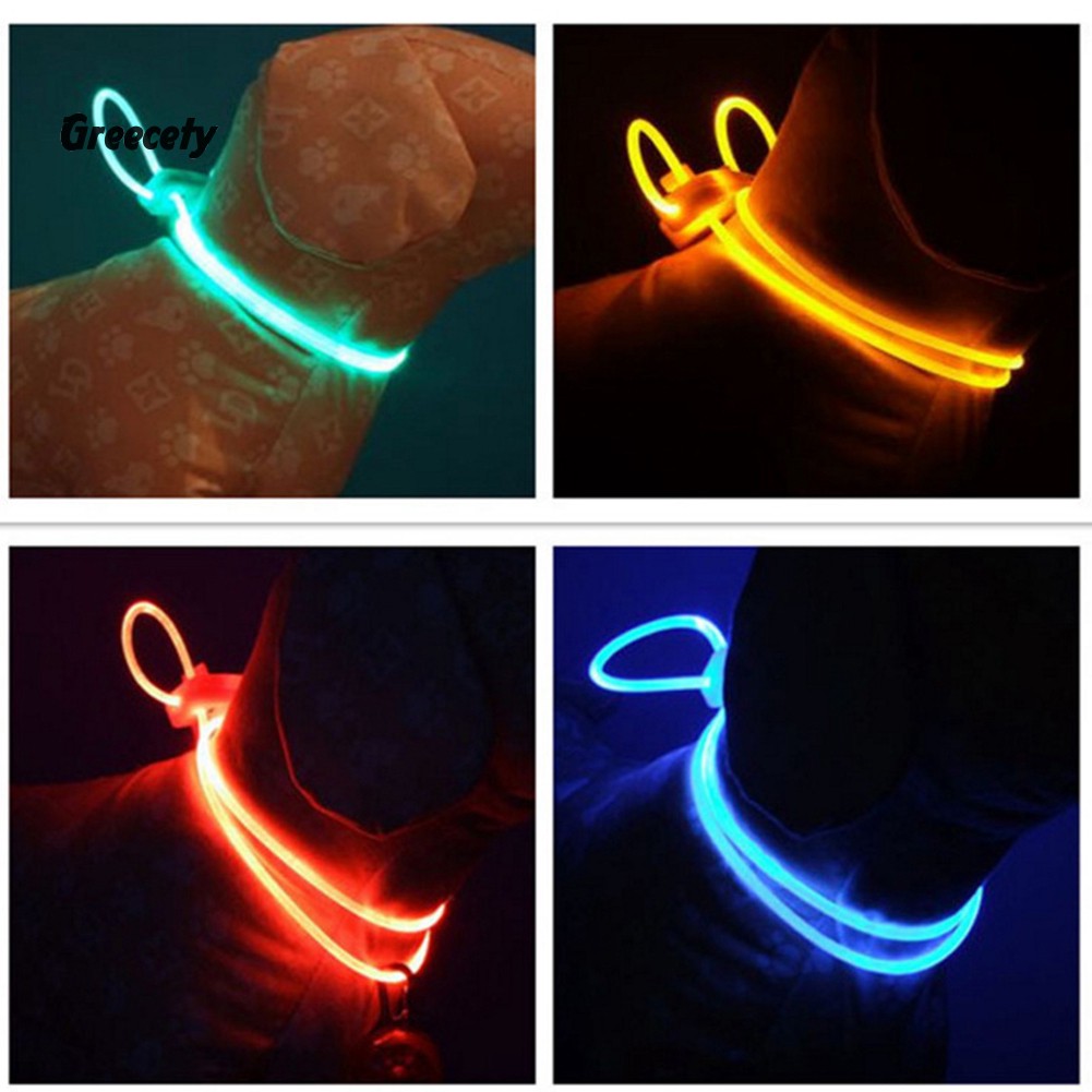 Vòng cổ phát sáng LED dạ quang cho thú cưng