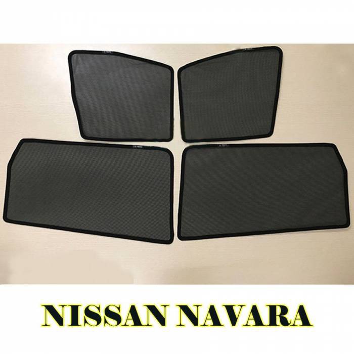 Rèm che nắng theo xe Nissan Navara, Terra, Sunny, Xtrail - Bộ 4 tấm dính nam châm