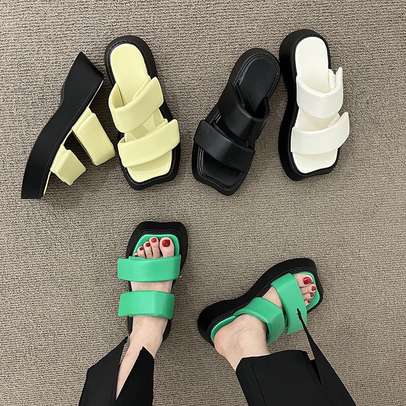 Dép Sandal Đế Dày Thời Trang Pháp Trẻ Trung