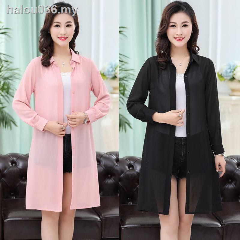 Áo Khoác Cardigan Chiffon Dài Tay Chống Nắng Mẫu Mới 2020 Thời Trang Mùa Hè Cho Nữ