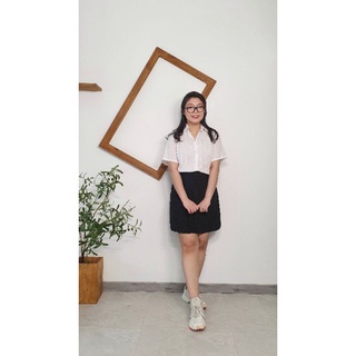 Bigsize công sở - Bigsize 55-85Kg - Short Váy Xếp Ly