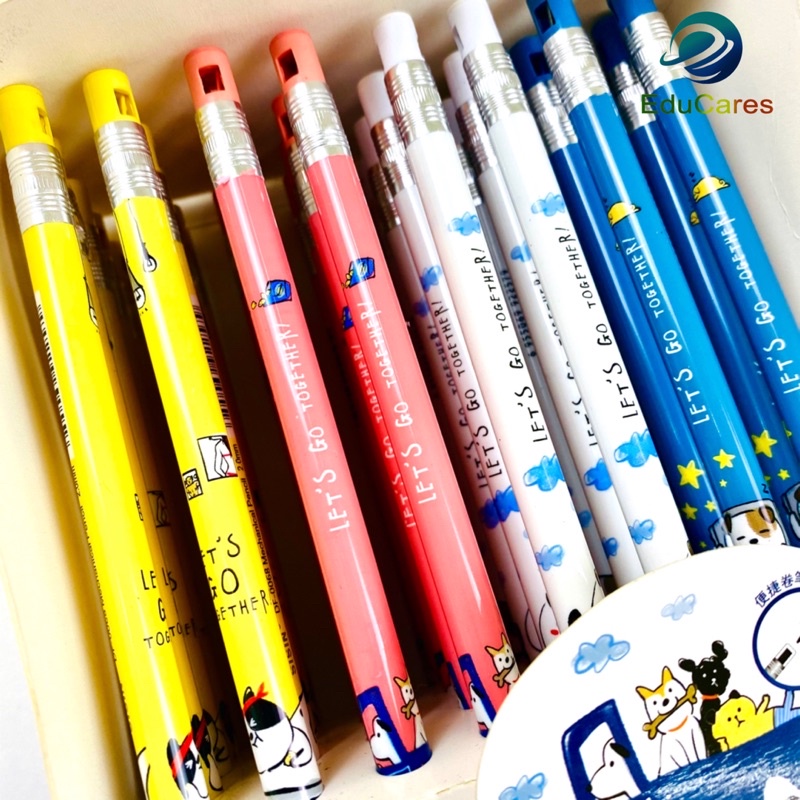 Bút Chì Bấm 2B Ngòi To 2.0mm DF-0068 thay thế cho bút chì gỗ - kèm ngòi riêng