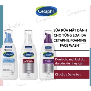 Sữa rửa mặt tạo bọt Cetaphil Foaming Face Wash 237ml