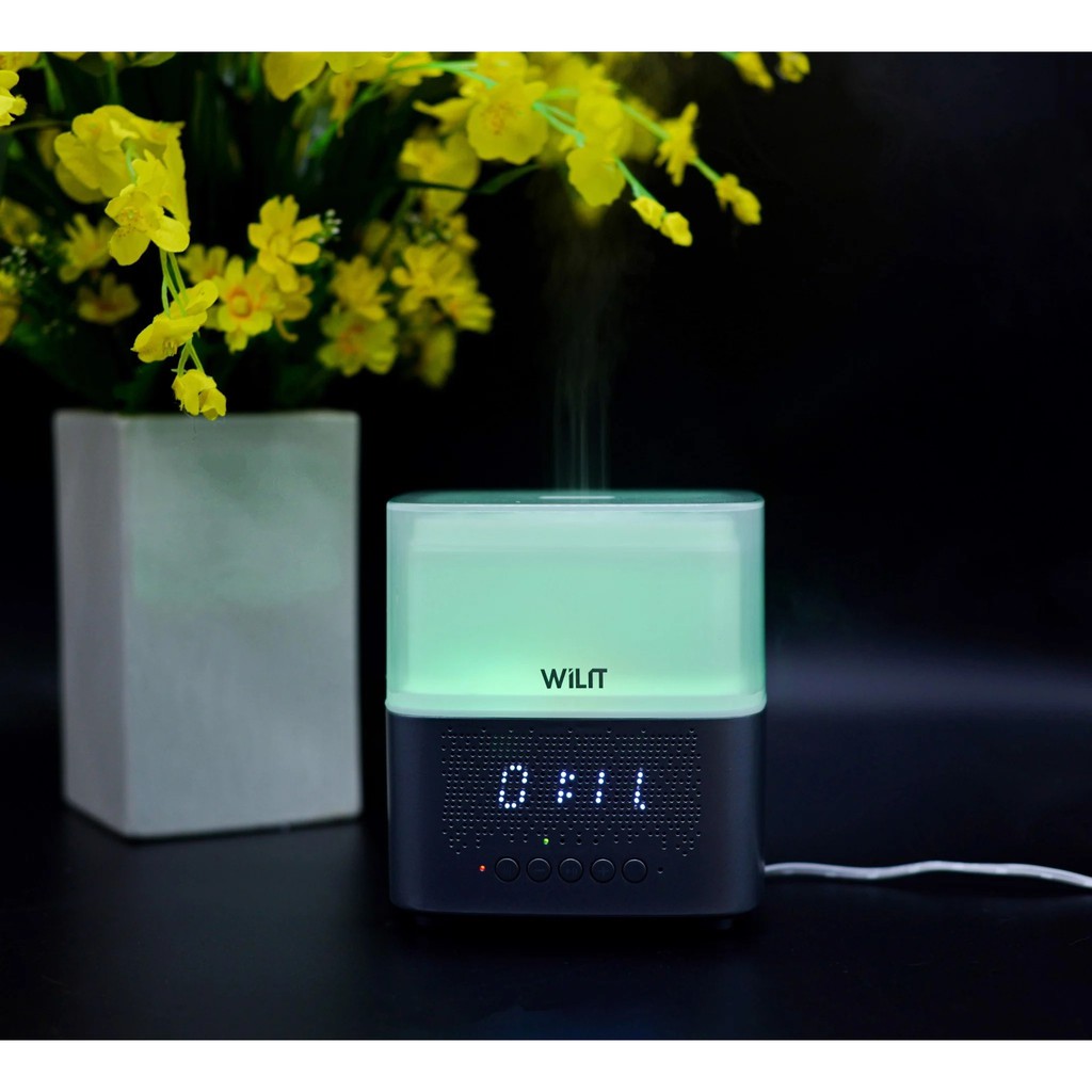 Máy xông tinh dầu Wilit 4 in 1 có loa bluetooth