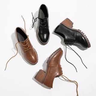 Giày đốc da ulzzang