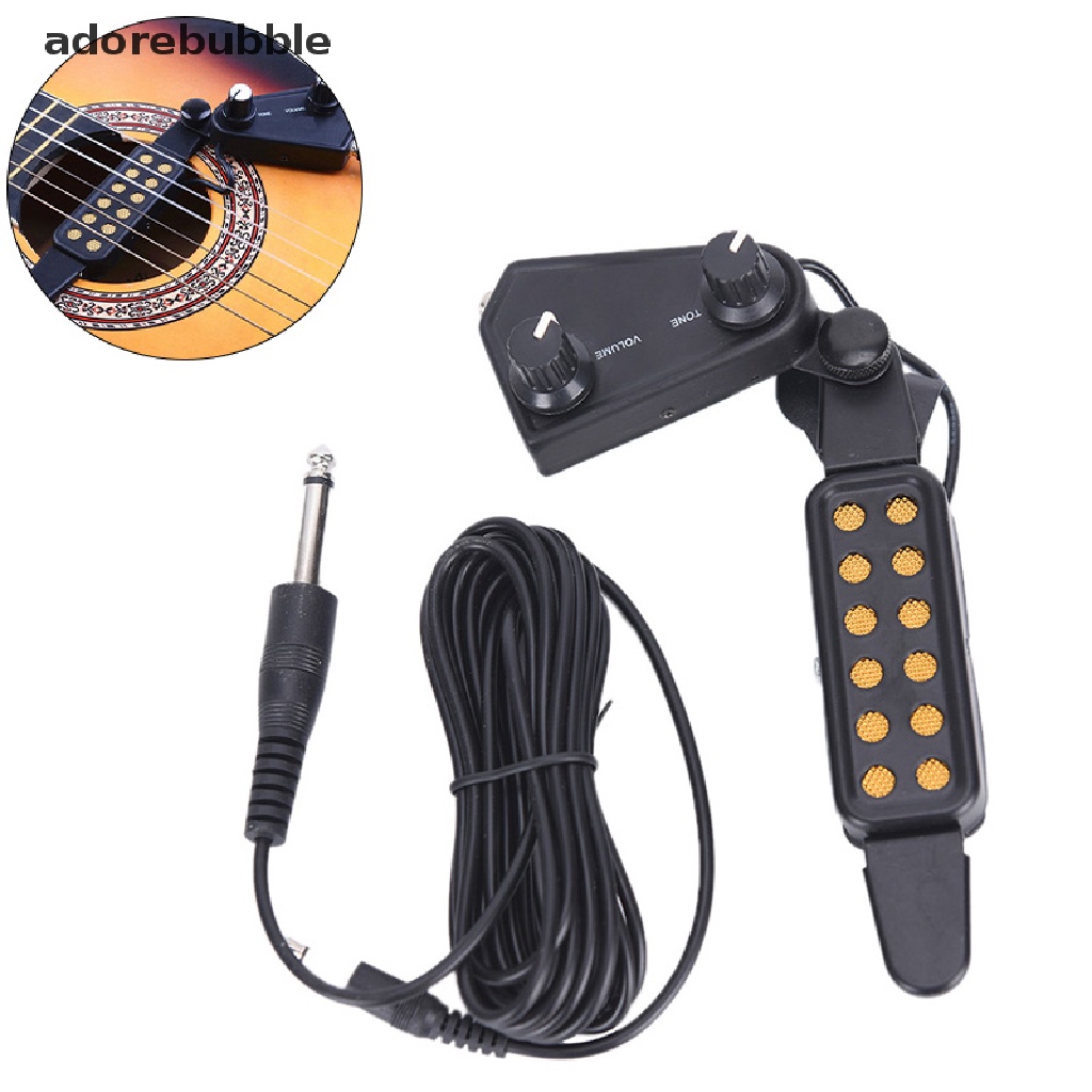 Micro Dây Kẹp 12 Lỗ Khuếch Đại Âm Thanh Cho Đàn Guitar Điện Acoustic