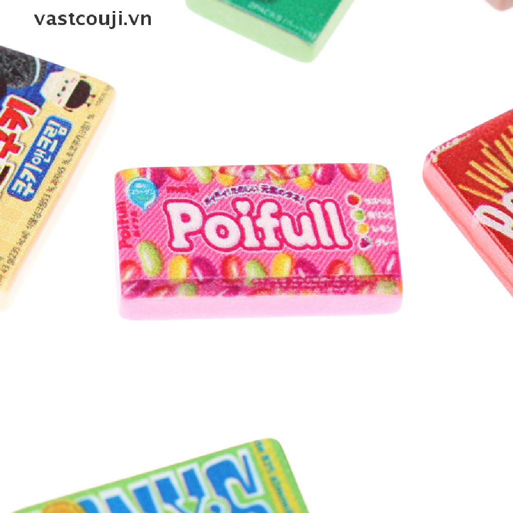 Set 10 Đồ Chơi Thức Ăn Siêu Thị Trang Trí Nhà Búp Bê