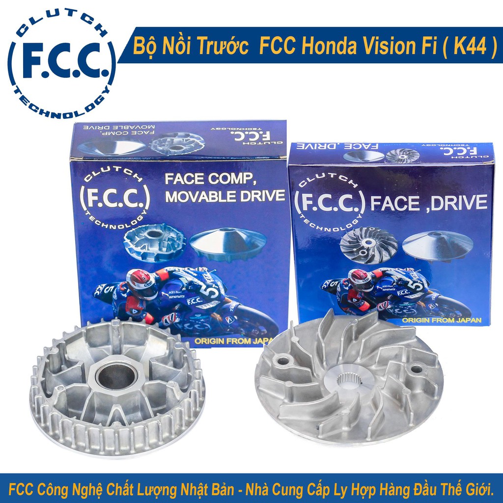 Bộ nồi trước FCC xe Honda Vision Fi 2015 ( K44 )