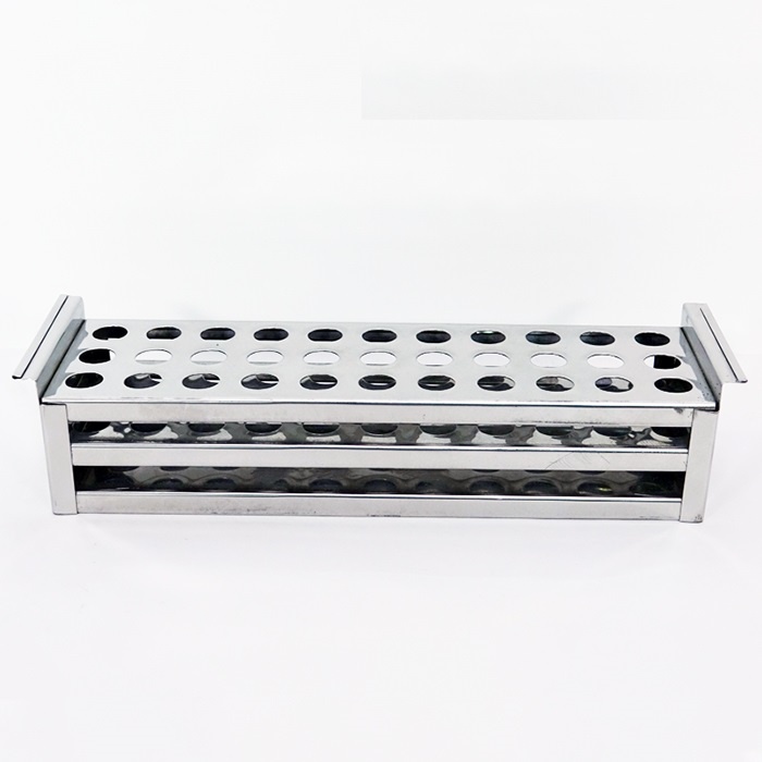 Giá đỡ ống nghiệm inox Vinh Tấn - Giá đựng ống nghiệm