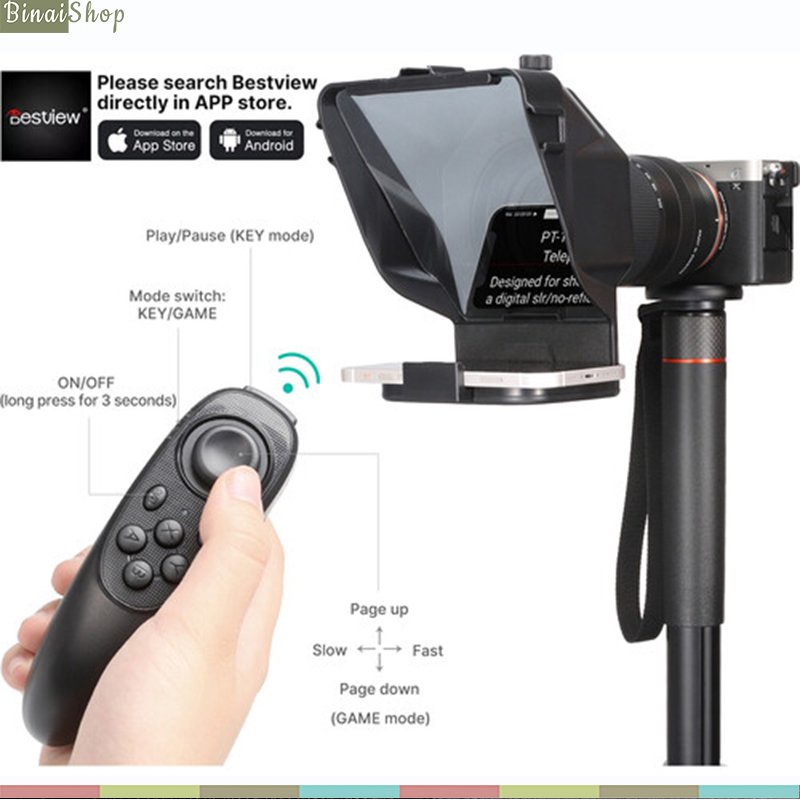 Ulanzi Teleprompter PT-15 - Máy Nhắc Chữ Mini Dùng Cho Điện Thoại, Máy Ảnh, Máy Quay