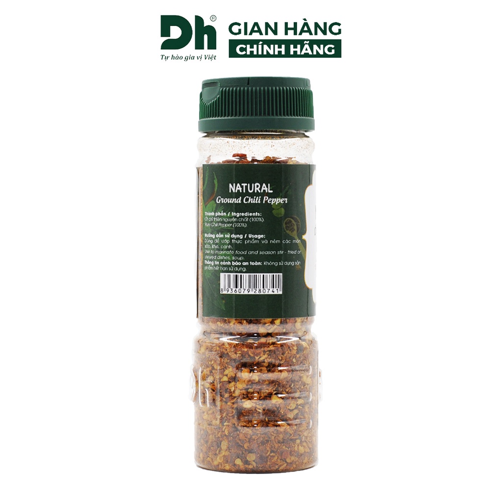 Ớt chỉ thiên xay nguyên chất Natural DH Foods chế biến món ăn 30gr/50gr - DHGVT30
