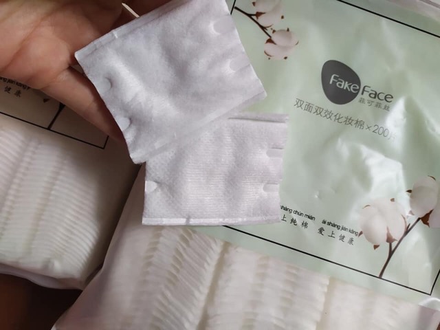Bông tẩy trang FakeFace 100% cotton