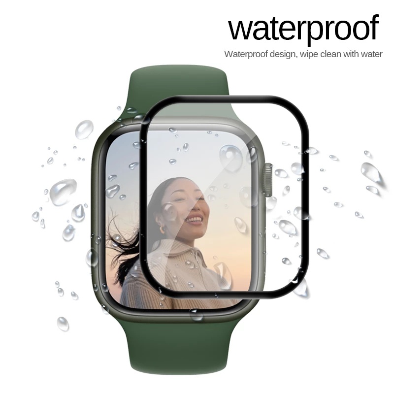 Kính cường lực bảo vệ màn hình cho đồng hồ Apple Watch 7 Series 7 41mm 45mm