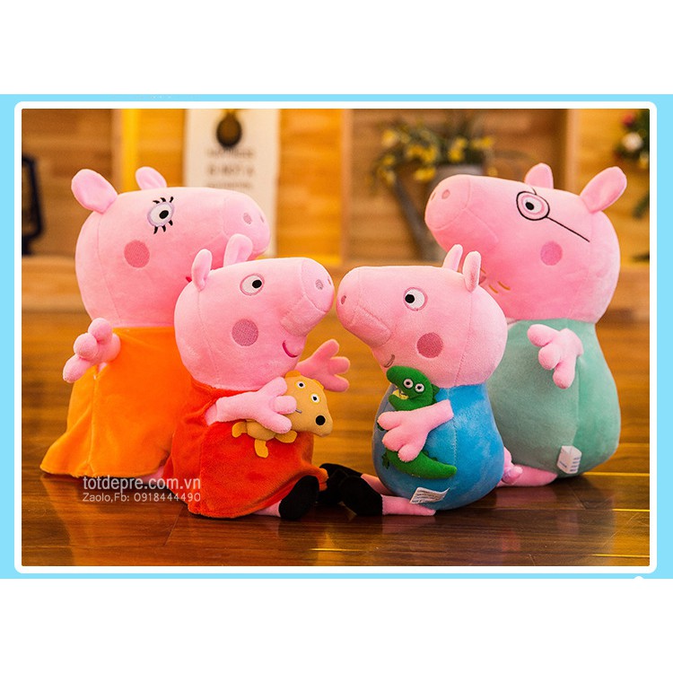 [Mã LIFEHOT55 giảm 10% đơn 99K] Heo peppa pig nhồi bông