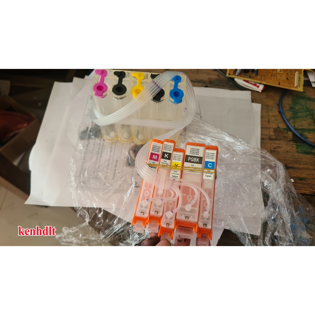 Bộ chíp mực ngoài máy canon 6770/ 7270 Epson T60 1430