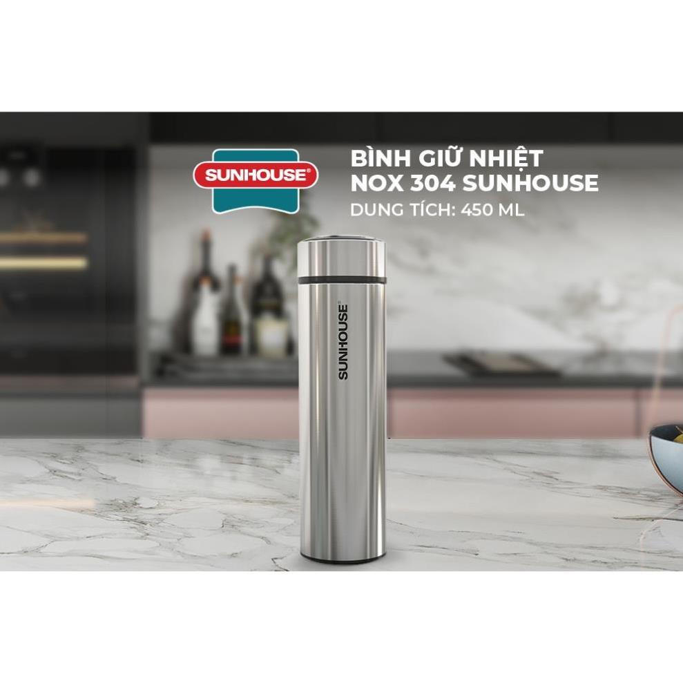 Bình giữ nhiệt Inox 304 Sunhouse 450ml KS-TU450I