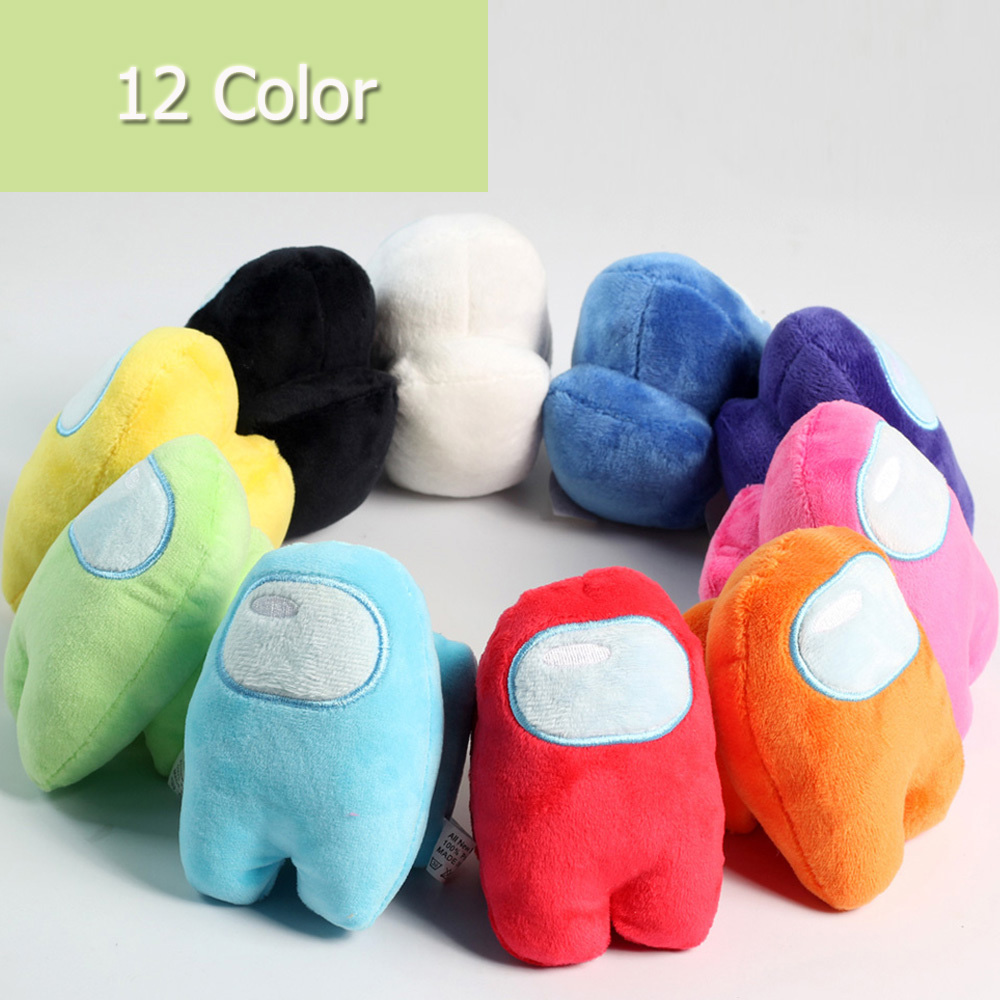 USNOW Children Plush Dolls 10cm Soft Stuffed Dolls Plush Toys Gift Kawaii Among Us Plushie Kids Squeeze Sound