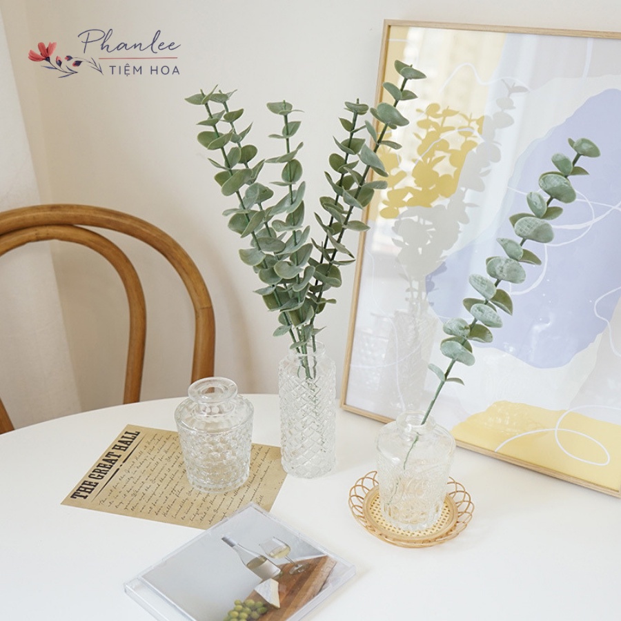 Lá táo 1 nhánh - Lá điểm phong cách Hàn Quốc, decor phòng Phanlee