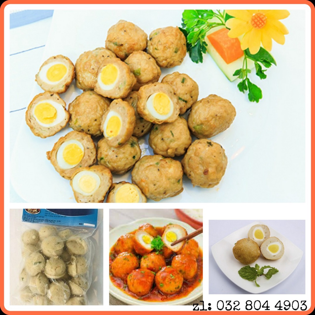[HCM -HỎA TỐC] 500G CÁ VIÊN TRỨNG CÚT HÀNG NGON - NUONGFOOD