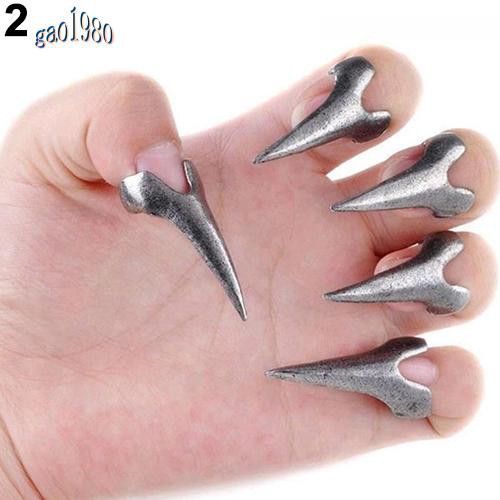 Set 5 Nhẫn Đeo Khớp Ngón Tay Kim Loại Phong Cách Retro