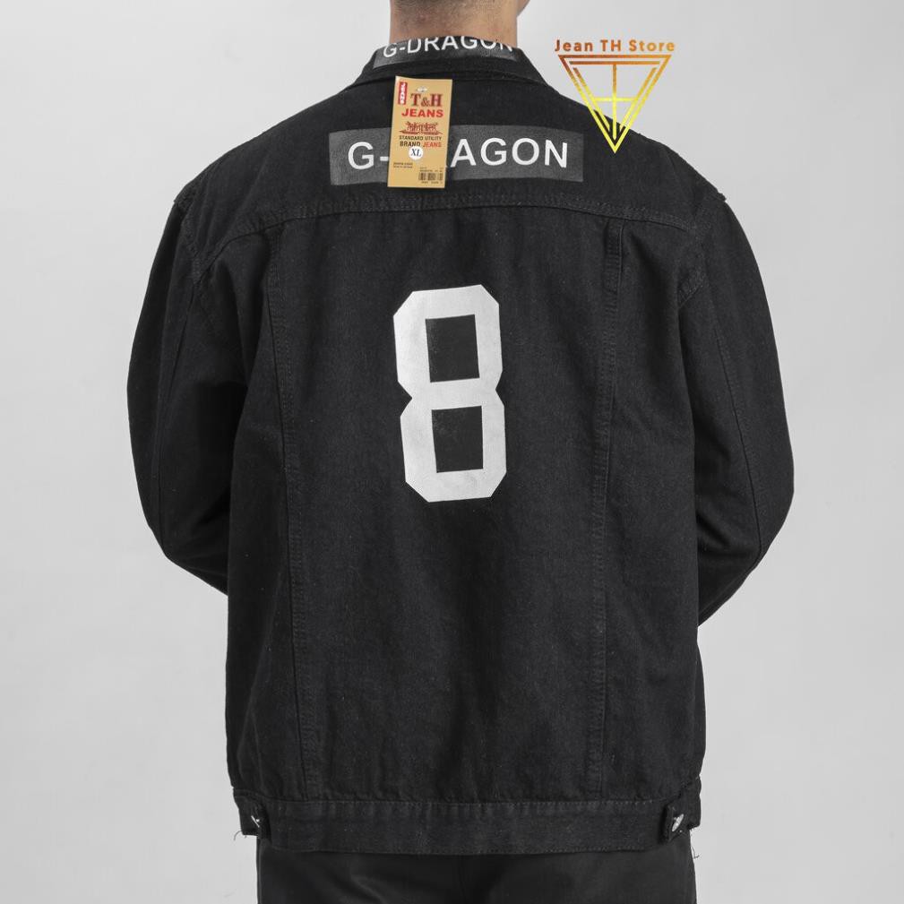 Áo Khoác Jean Unisex Nam Nữ G-Dragon Thời Trang Trẻ Trung Phong Cách Ulzzang Chống Nắng